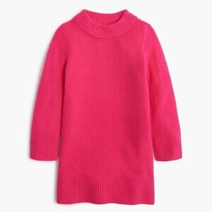 J. Crew  Crewcuts Sweater Dress Extra-Soft Yarn Sweet Fuchsia Pink NWT Girls 16